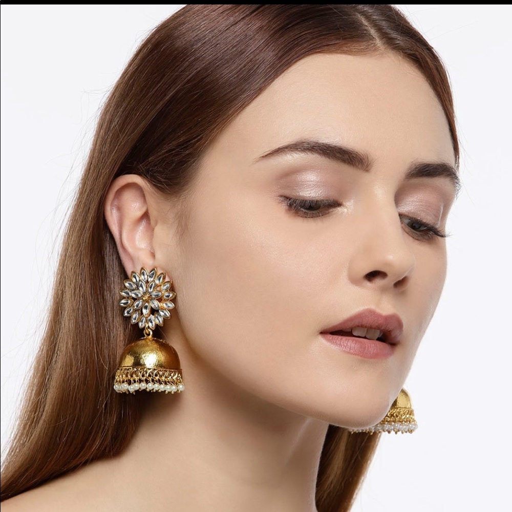 Bollywood jumka earrings